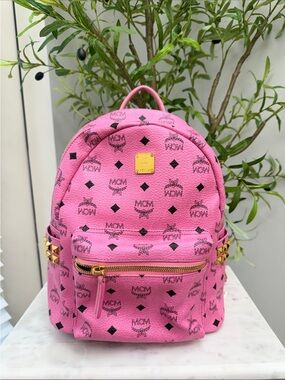 MCM | Bags | Mcm Visetos Essential Drawstring Small Backpack  display picture 3